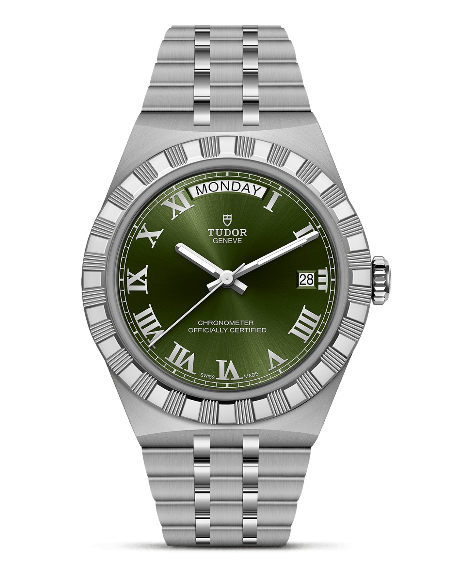 TUDOR Royal 40mm Steel Case, Green Dial, Steel Bracelet