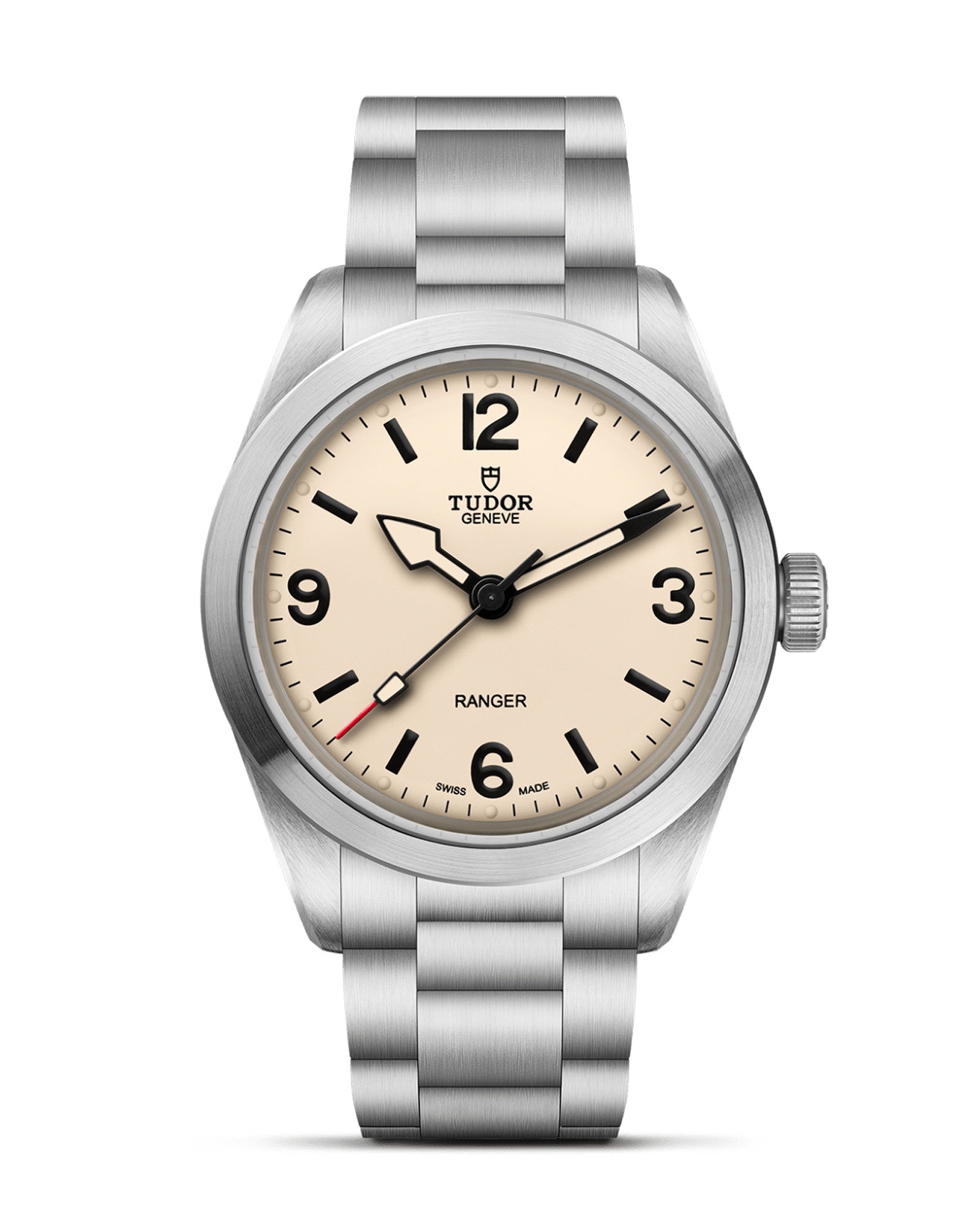 TUDOR Ranger 39mm, Steel Case, Beige Dial, Steel Bracelet
