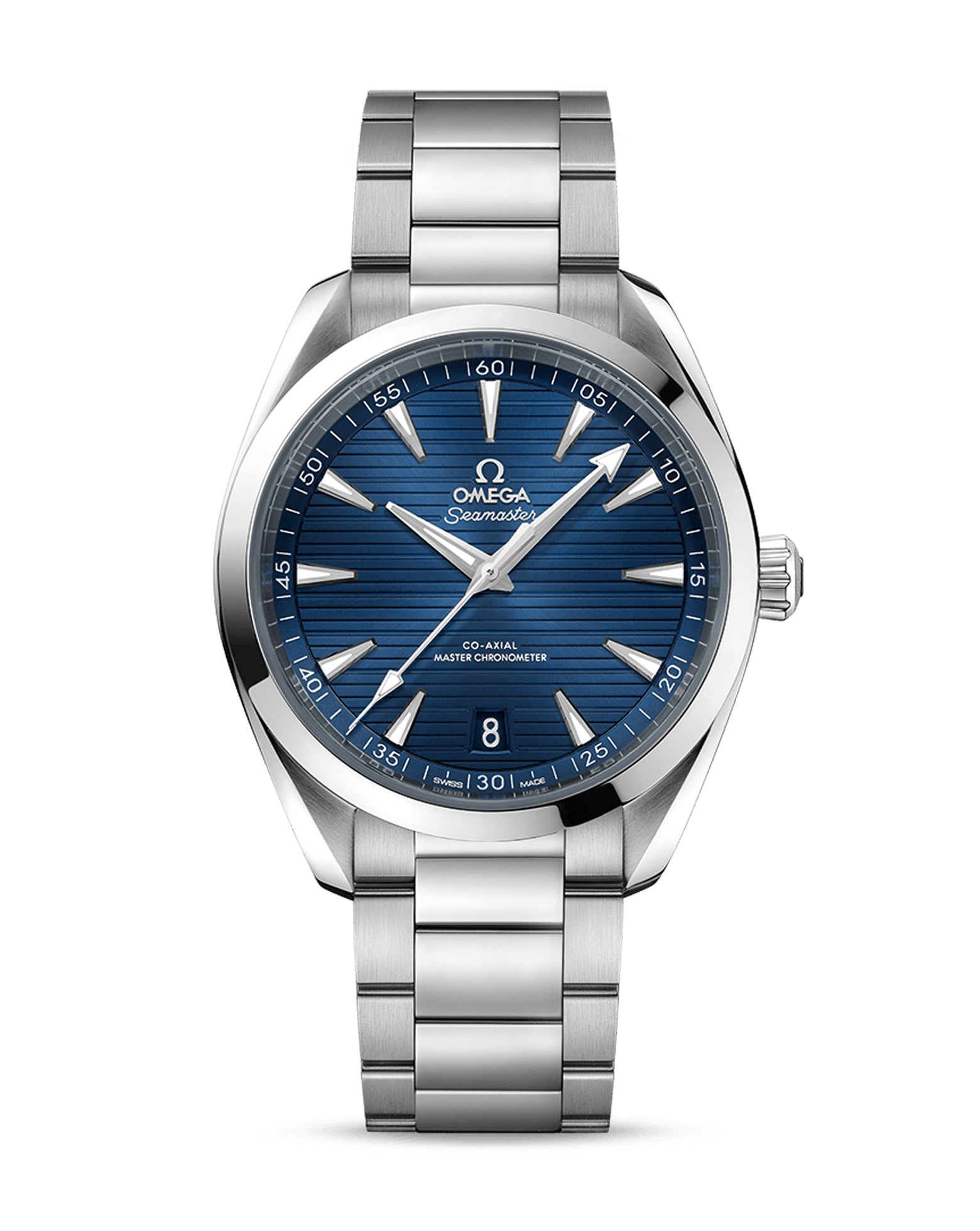 OMEGA Seamaster Aqua Terra 150M Co‑Axial Master Chronometer 41mm, Steel Case, Blue Dial, Steel Bracelet