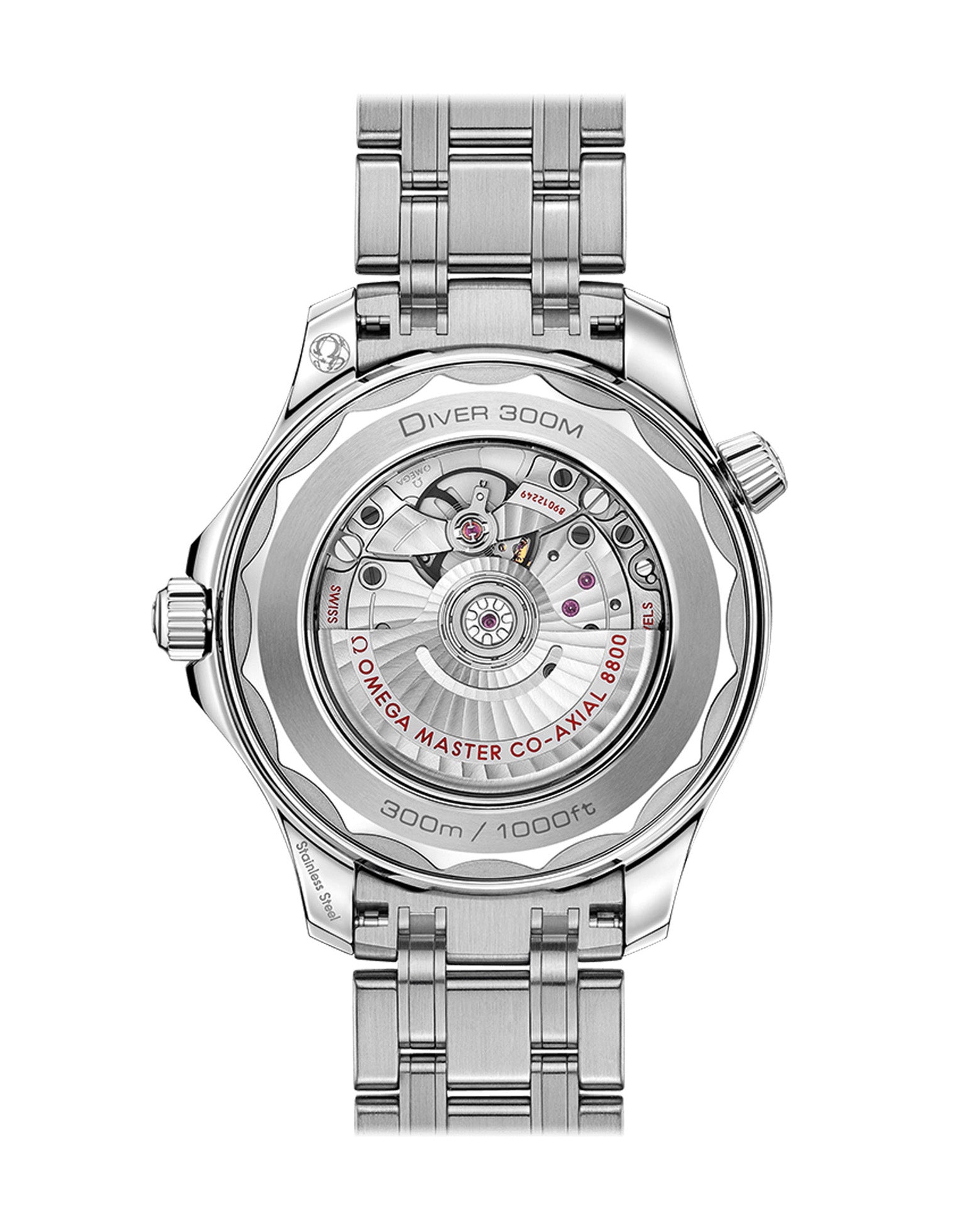 OMEGA Seamaster Diver 300Mco‑Axial Master Chronometer 42mm, Steel Case, White Dial, Steel Bracelet