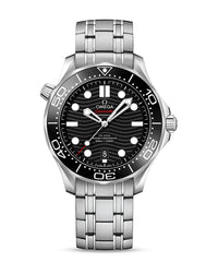 OMEGA Seamaster Diver 300M Co‑Axial Master Chronometer 42mm, Steel Case, Black Dial, Steel Bracelet
