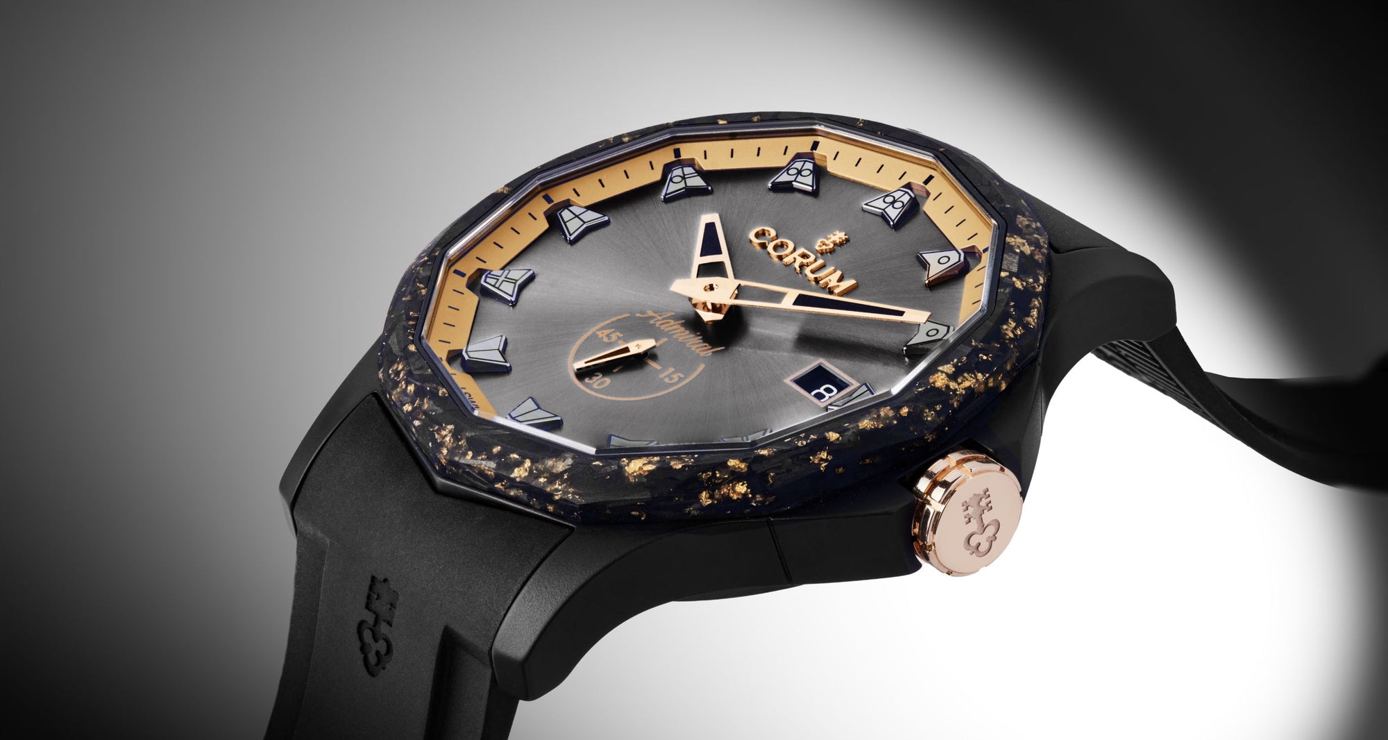 Carbon and Gold Bezel