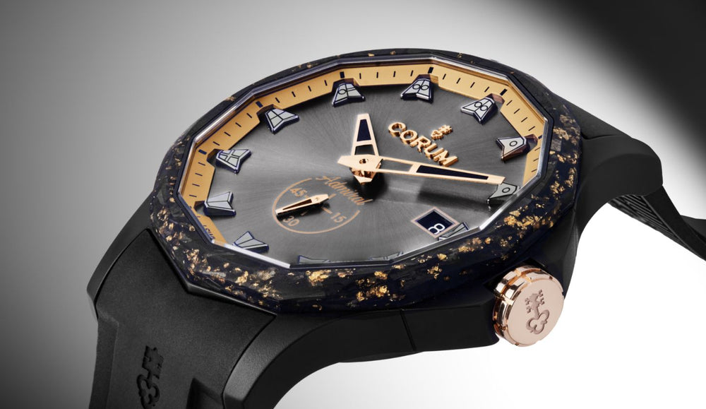 Carbon and Gold Bezel